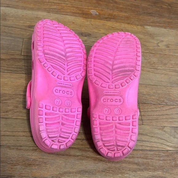 CROCS Women’s shoes Bright Pink 9 - Picture 3 of 4